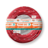 Cable THW-90 plus 450/750V 12 AWG Negro x 100m Indeco