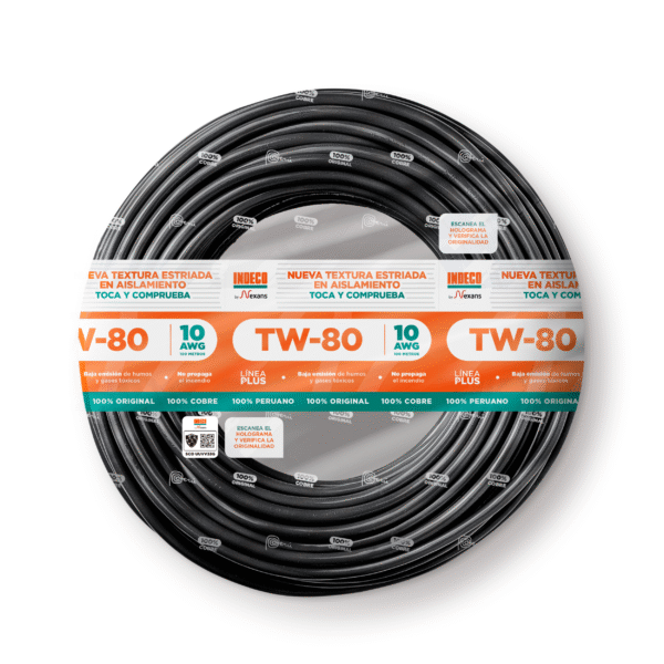 Cable TW80-10 Azul Plus Indeco x 100m